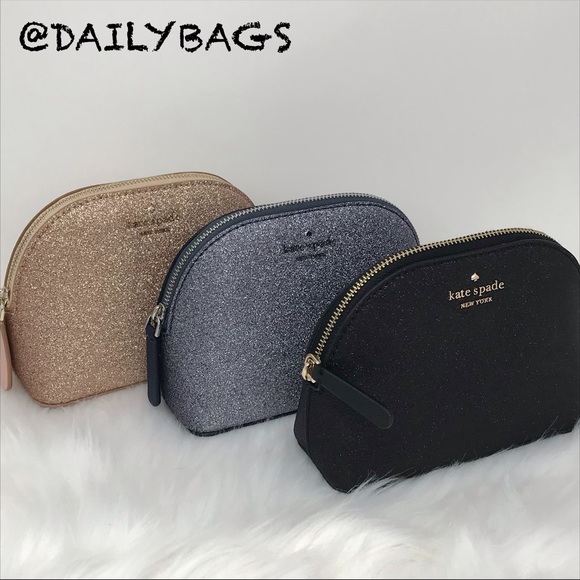 SMALL DOME COSMETIC KATE SPADE JOELEY ROSE GOLD - Picture 2 of 8